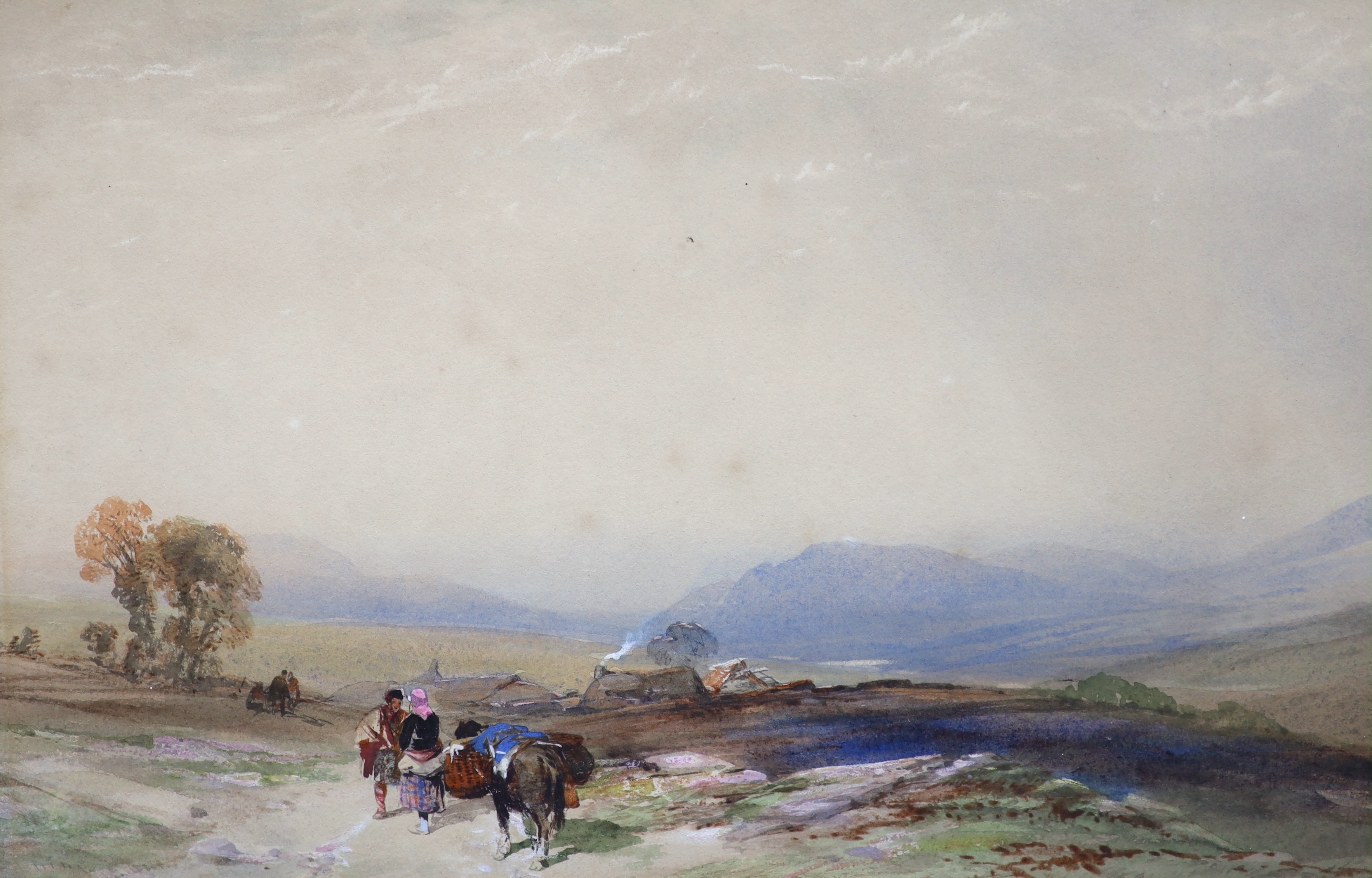 Thomas Miles Richardson Jnr. RWS, (British, 1813-1890), watercolour, Ben Lomond from Dumbartonshire, signed, 23.5 x 36.5cm